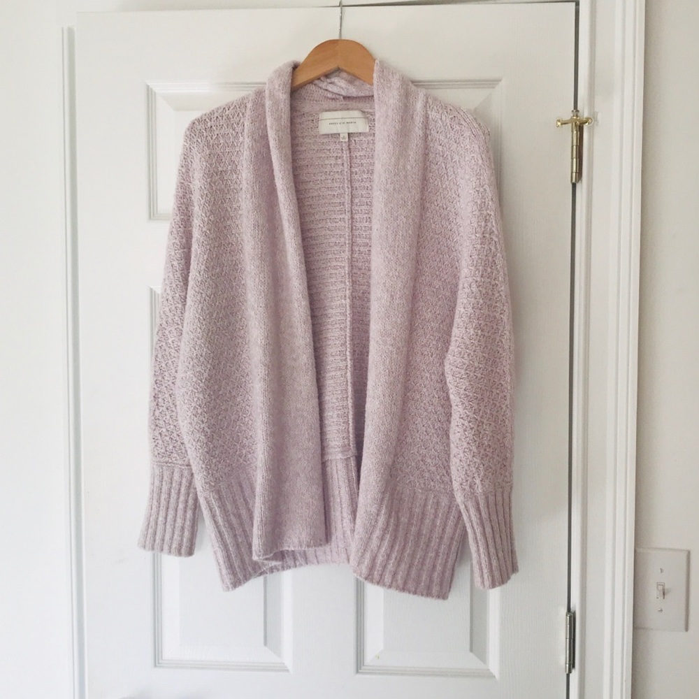 Anthropologie • 'Angel of the North' Cardigan • Light Pink • S
